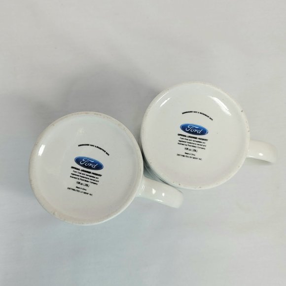 Ford Motor Co Frank And Sons Pickup 10 oz Coffee Cup Mugs Set of 2 - Picture 6 of 9